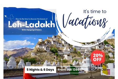 Leh-Ladakh with Nubra & Pangong